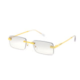 12 Pack: Chic Rectangular Frameless Gradient Wholesale Sunglasses