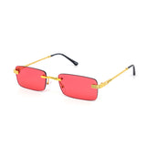 12 Pack: Chic Rectangular Frameless Color Wholesale Sunglasses