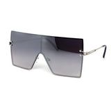 12 Pack: Sleek Oversized Rimless Square Mirror Wholesale Sunglasses