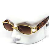 12 Pack: Thick Framed Rhinestone Accented Fashion Wholesale Sunglasses