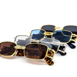 12 Pack: Thick Framed Rhinestone Accented Fashion Wholesale Sunglasses