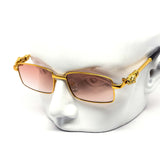 12 Pack: Premium Feline Metal Wholesale Sunglasses