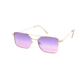 12 Pack: Petite Assorted Metal Duotone Gradient Wholesale Sunglasses