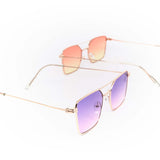 12 Pack: Petite Assorted Metal Duotone Gradient Wholesale Sunglasses