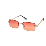 12 Pack: Rimless Metal Rope Slim color Gradient Wholesale Sunglasses