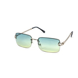 12 Pack: Rimless Metal Rope Slim color Gradient Wholesale Sunglasses