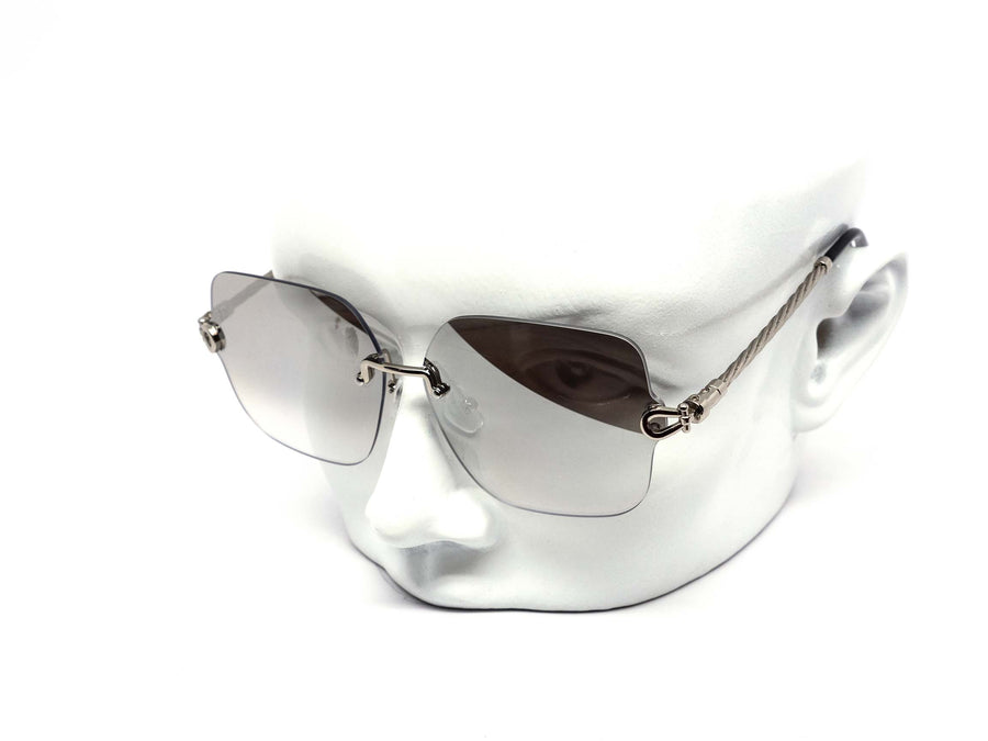 12 Pack: Rimless Metal Rope Color Gradient Wholesale Sunglasses