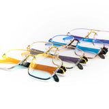 12 Pack: Chrome Silver Tinted Metal Aviator Wholesale Sunglasses