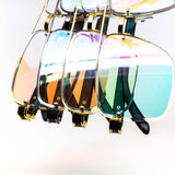 12 Pack: Chrome Silver Tinted Metal Aviator Wholesale Sunglasses