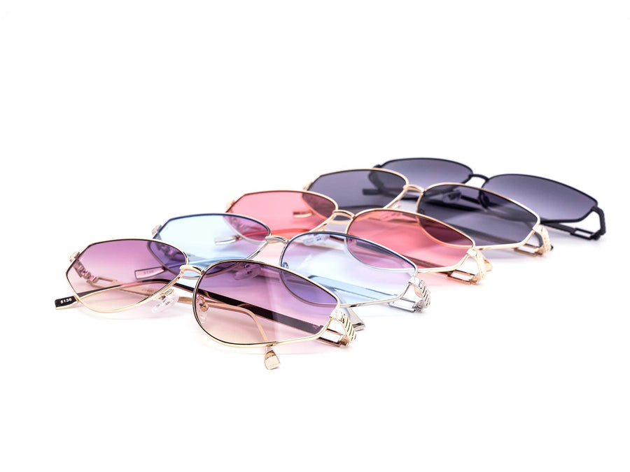12 Pack: Bermuda Tears Color Gradient Wholesale Sunglasses