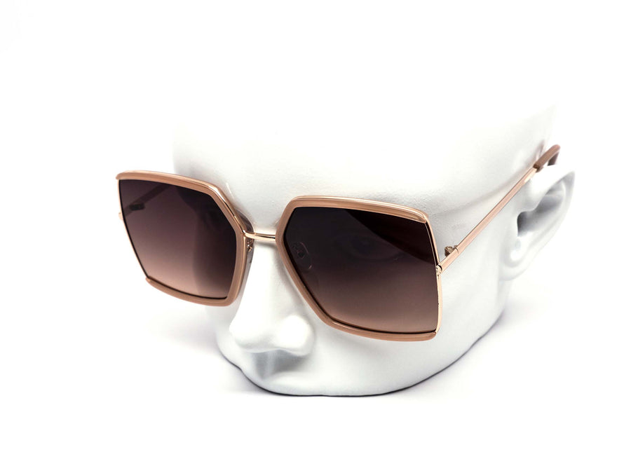 12 Pack: Luxurious Oversized Hexa Square Gradient Wholesale Sunglasses