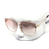12 Pack: Glamorous Miter-cut Rimless Gradient Wholesale Sunglasses