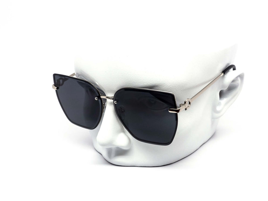 12 Pack: Glamorous Miter-cut Rimless Gradient Wholesale Sunglasses
