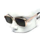 12 Pack: Retro Gleamy Metal Square Wholesale Sunglasses