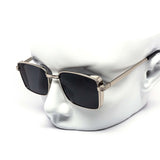 12 Pack: Retro Gleamy Metal Square Wholesale Sunglasses