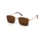 12 Pack: Retro Gleamy Metal Square Wholesale Sunglasses