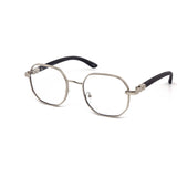 12 Pack: Midori Metal Wood Clear Wholesale Glasses