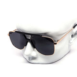 12 Pack: Unique Metal Hexagon Aviator Wholesale Sunglasses