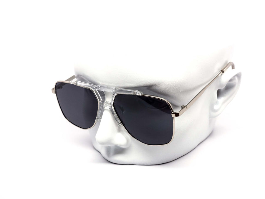 12 Pack: Unique Metal Hexagon Aviator Wholesale Sunglasses