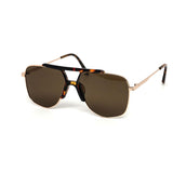 12 Pack: Unique Metal Hexagon Aviator Wholesale Sunglasses