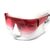 12 Pack: Chic Rimless Shield Wrapper Lucid Wholesale Sunglasses