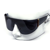 12 Pack: Chic Rimless Shield Wrapper Lucid Wholesale Sunglasses