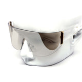 12 Pack: Chic Rimless Shield Wrapper Lucid Wholesale Sunglasses