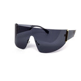 12 Pack: Chic Rimless Shield Wrapper Lucid Wholesale Sunglasses