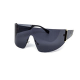 12 Pack: Chic Rimless Shield Wrapper Lucid Wholesale Sunglasses