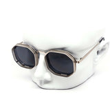 12 Pack: Steampunk Metal Mesh Octagon Wholesale Sunglasses
