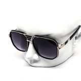 12 Pack: Vintage Oversized Square Aviator Gradient Wholesale Sunglasses