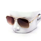 12 Pack: Rope Chain Aviator Gradient Wholesale Sunglasses