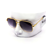 12 Pack: Rope Chain Aviator Gradient Wholesale Sunglasses