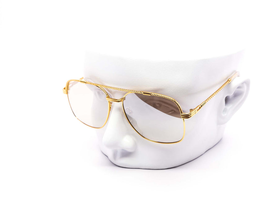 12 Pack: Rope Chain Aviator Gradient Wholesale Sunglasses