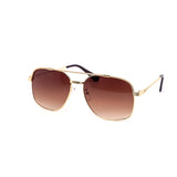 12 Pack: Rope Chain Aviator Gradient Wholesale Sunglasses