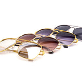 12 Pack: Rope Chain Aviator Gradient Wholesale Sunglasses