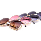 12 Pack: Classy Oversized Chain Link Gradient Wholesale Sunglasses