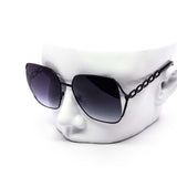 12 Pack: Classy Oversized Chain Link Gradient Wholesale Sunglasses
