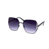 12 Pack: Classy Oversized Chain Link Gradient Wholesale Sunglasses