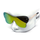 12 Pack: Rimless Duotone Butterfly Drip Wholesale Sunglasses