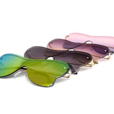 12 Pack: Rimless Duotone Butterfly Drip Wholesale Sunglasses