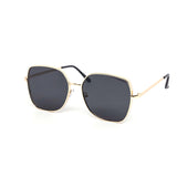 12 Pack: Gentle Oversized Minimalist Gold Metal Wholesale Sunglasses
