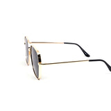 12 Pack: Gentle Oversized Minimalist Gold Metal Wholesale Sunglasses