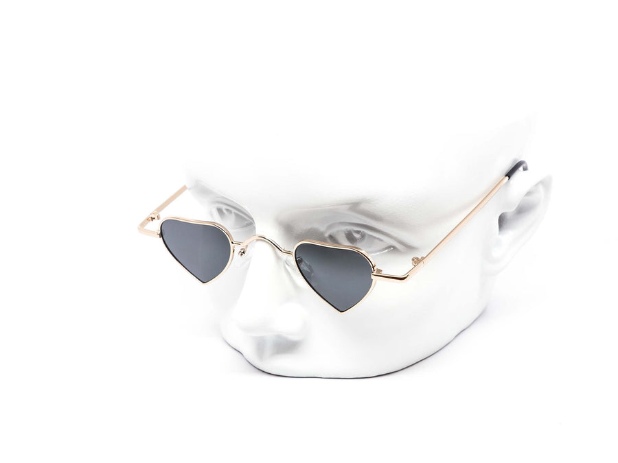 12 Pack: Mini Metal Heart Fashion Wholesale Sunglasses