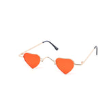 12 Pack: Mini Metal Heart Fashion Color Wholesale Sunglasses