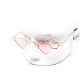 12 Pack: Mini Metal Heart Fashion Color Wholesale Sunglasses