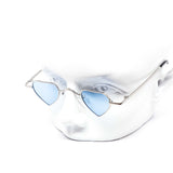 12 Pack: Mini Metal Heart Fashion Color Wholesale Sunglasses