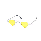 12 Pack: Mini Metal Heart Fashion Color Wholesale Sunglasses