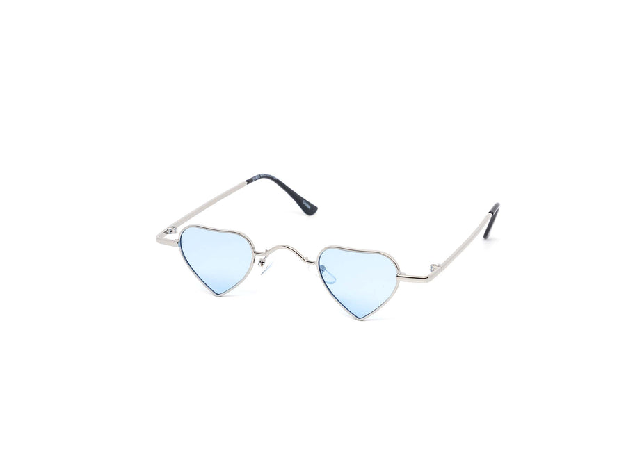 12 Pack: Mini Metal Heart Fashion Color Wholesale Sunglasses