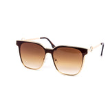 12 Pack: Chic Oversized Flat Metal Cateye Wholesale Sunglasses